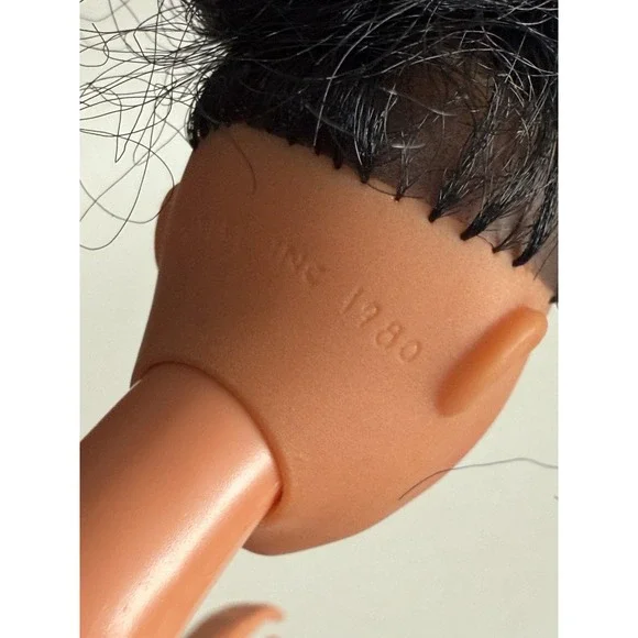 Rare‎ Vintage Mattel 1966 Body, 1980 Head Barbie DOLL Malaysia 12